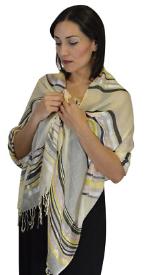 Scarves Shawls Hijab Evening Wrap Cover-Up Woven Reversible Lightweight Stylish Scarves Shawls Hijab Evening Wrap Cover-Up Woven Reversible Lightweight Stylish