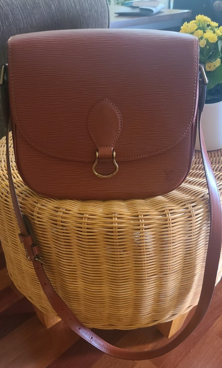 Authentic Vintage Louis Vuitton Saint Cloud Bag Epi Leather Made In France