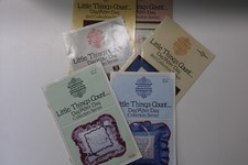 Set of 6  Designs By Gloria  Pat  Cross Stitch Pattern Booklets  1987