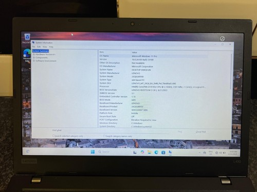 Lenovo Laptop ThinkPad L490 Core i3-8th Gen 8GB 256GB SSD - Picture 3 of 13