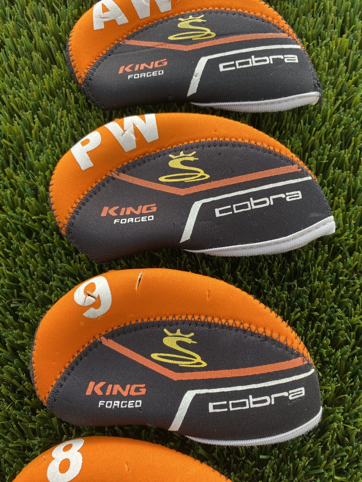 9pc Set 4SW Neoprene Golf Iron Head Covers Cobra King eBay