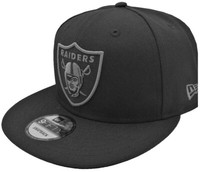 New Era Las Vegas Oakland Raiders Snapback Cap Black Grey 9Fifty Limited