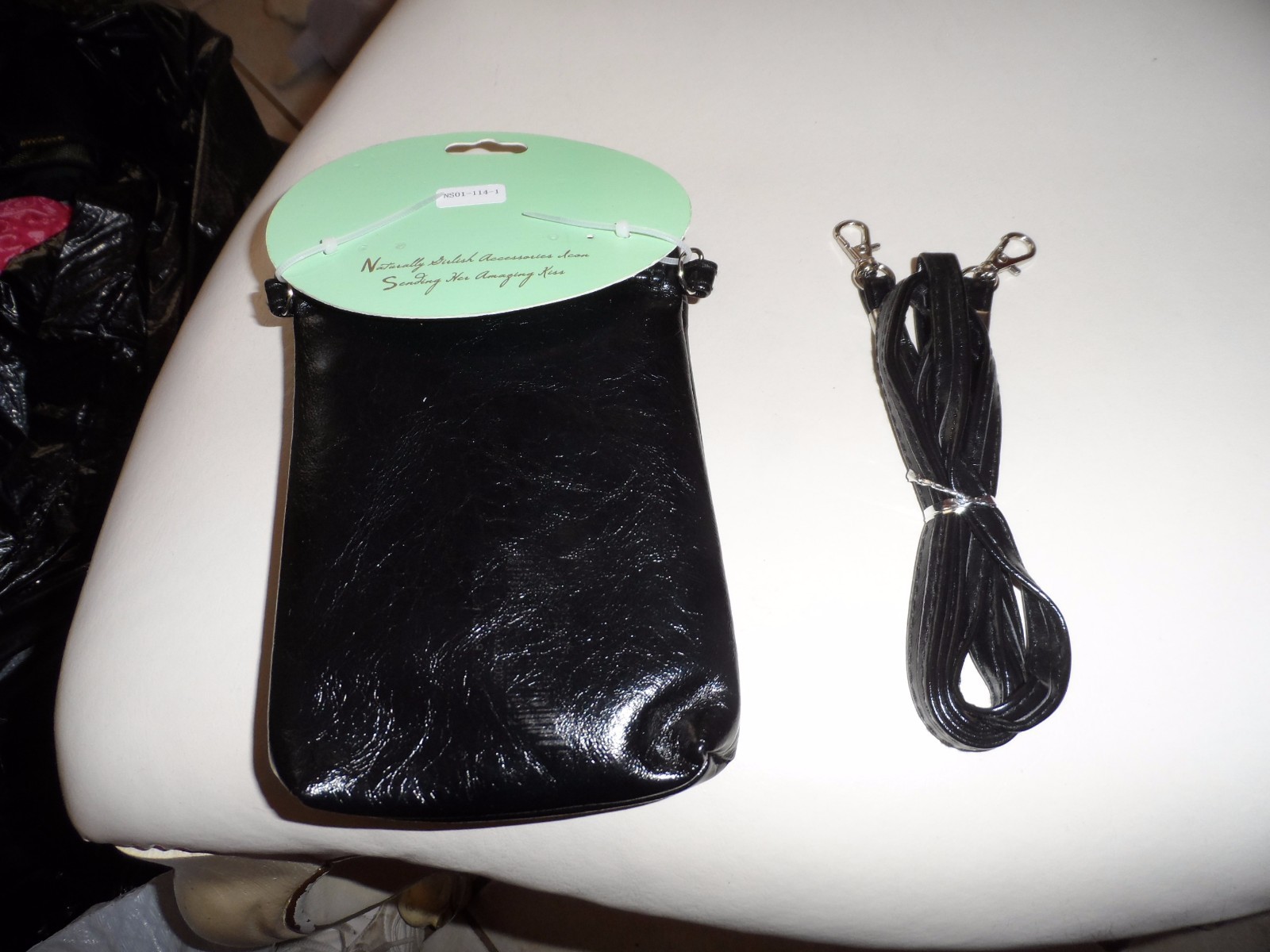 Small black crossbody wallet by U + N eBay