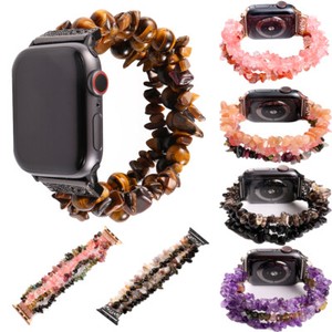 For Apple Watch Band Series Ultra 8 7 6 5 4 3 2 Crystal Gemstone Bracelet Strap 