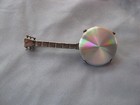 Vintage Reflective Rainbow Disc Banjo Pin — photo 4