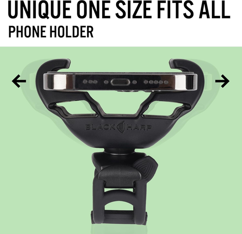 Soporte para teléfono carrito de golf - Soporte para teléfono de silicona compatible con Clicgear, Sun - Imagen 6 de 12