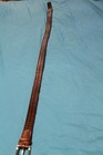 Vintage Genuine Leather Belt with bonded lacing/braided/woven — photo 1