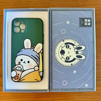 IPHONE 12 Pro Luxury Thin Fit Liquid Silicone Phone Case With Cartoon Design