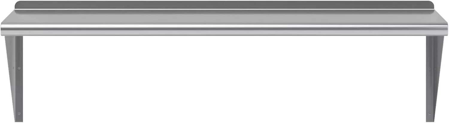 Stainless Steel NSF Commercial Wall Shelf for Restaurant Appliance Storage 12x72