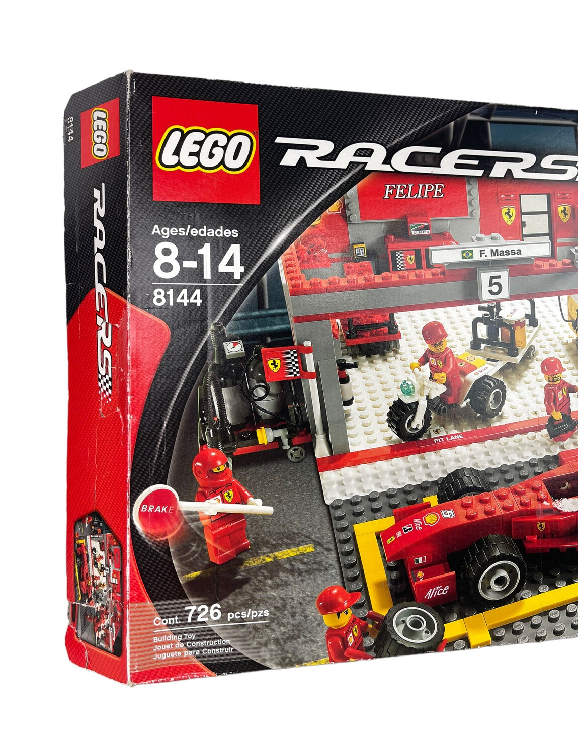 BOX ONLY Lego 8144 Racers Ferrari F1 Team EMPTY BOX | eBay