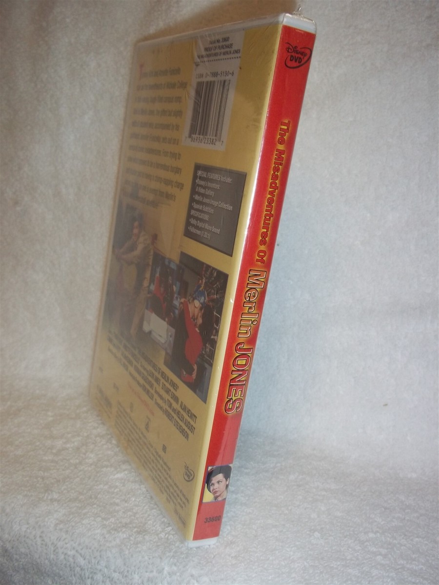 The Misadventures Of Merlin Jones (DVD, 2004) ‎Tommy Kirk Annette