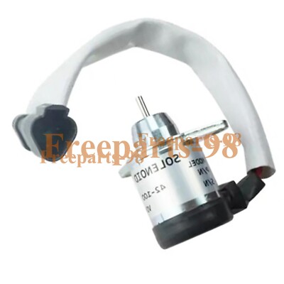 12V 42-100 41-9100 Fuel Stop Solenoid Valve Fit for Yanmar Thermo King Engine