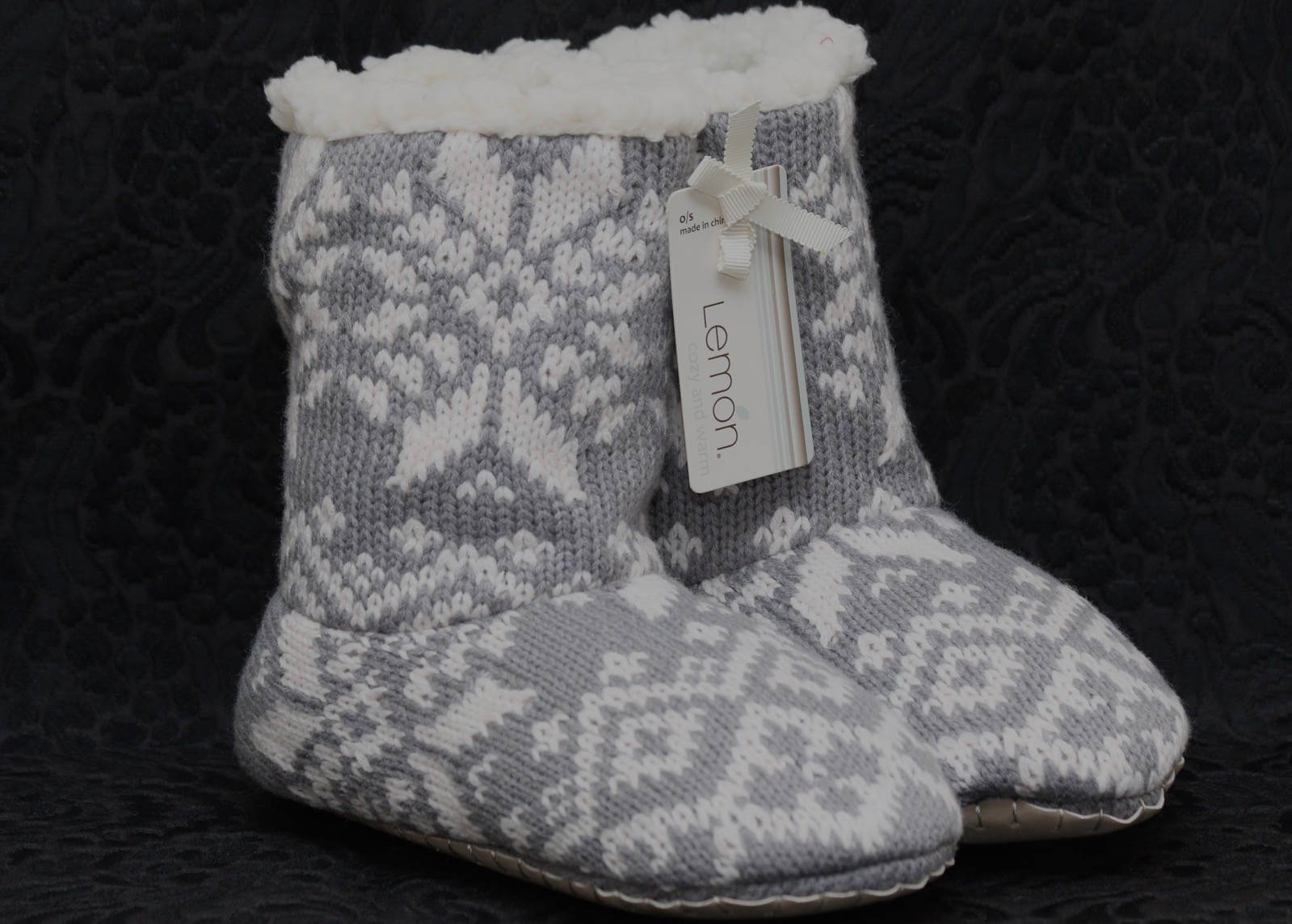 Faux Fur Slipper Boots Booties 