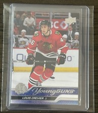 2023-24 Upper Deck Extended Louis Crevier Young Guns Rookie Blackhawks RC #721