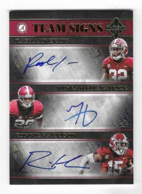 Minkah Fitzpatrick 2018 MAJESTIC TRIPLE ROOKIE AUTOGRAPH CARD Alabama AUTO SP/10