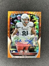 2022 Bowman Chrome University Josh Whyle 1st Chrome Auto Orange Refractor /25!