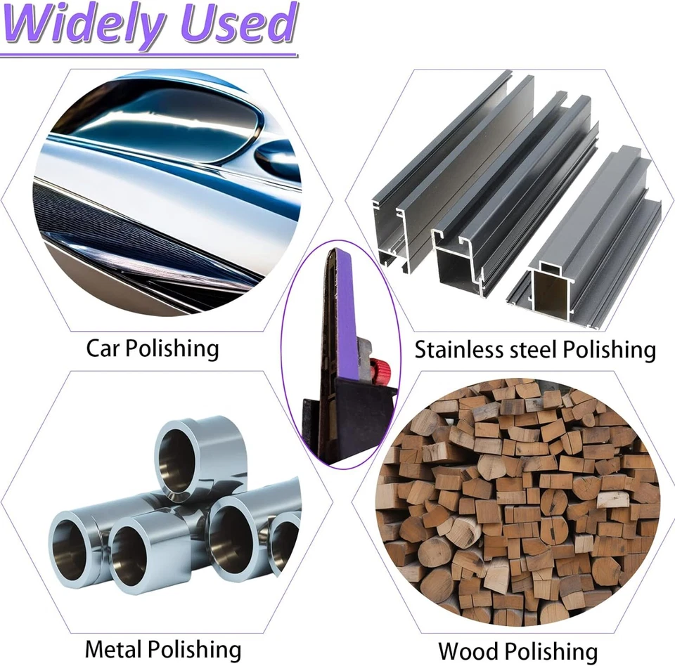 100 PACK Purple File Sanding Belt Abrasive 1/2×18 inch 40 GRIT For Polishing - Image 4 of 4