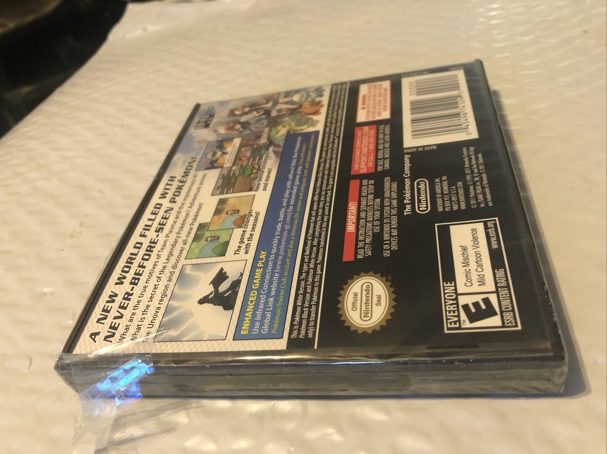 Pokemon White Version BRAND NEW Factory SEALED (Nintendo DS rIpped 