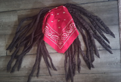 Rasta Impasta Dreds Dredlocks Bandana Wig Hat Costume