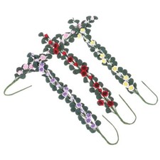 1:12 Scale Miniature Dollhouse Rose Flowers Vine Garden Decoration Accessories