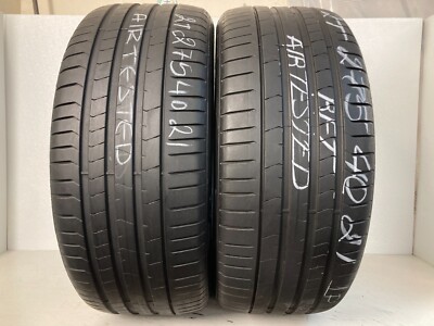 2 Tires 275 40 21 Pirelli P Zero Run Flat Star (81-87% Tread) 107Y