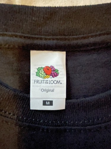 Mens T-Shirt size M Fruit of the Loom plain New without Tags - Picture 2 of 3