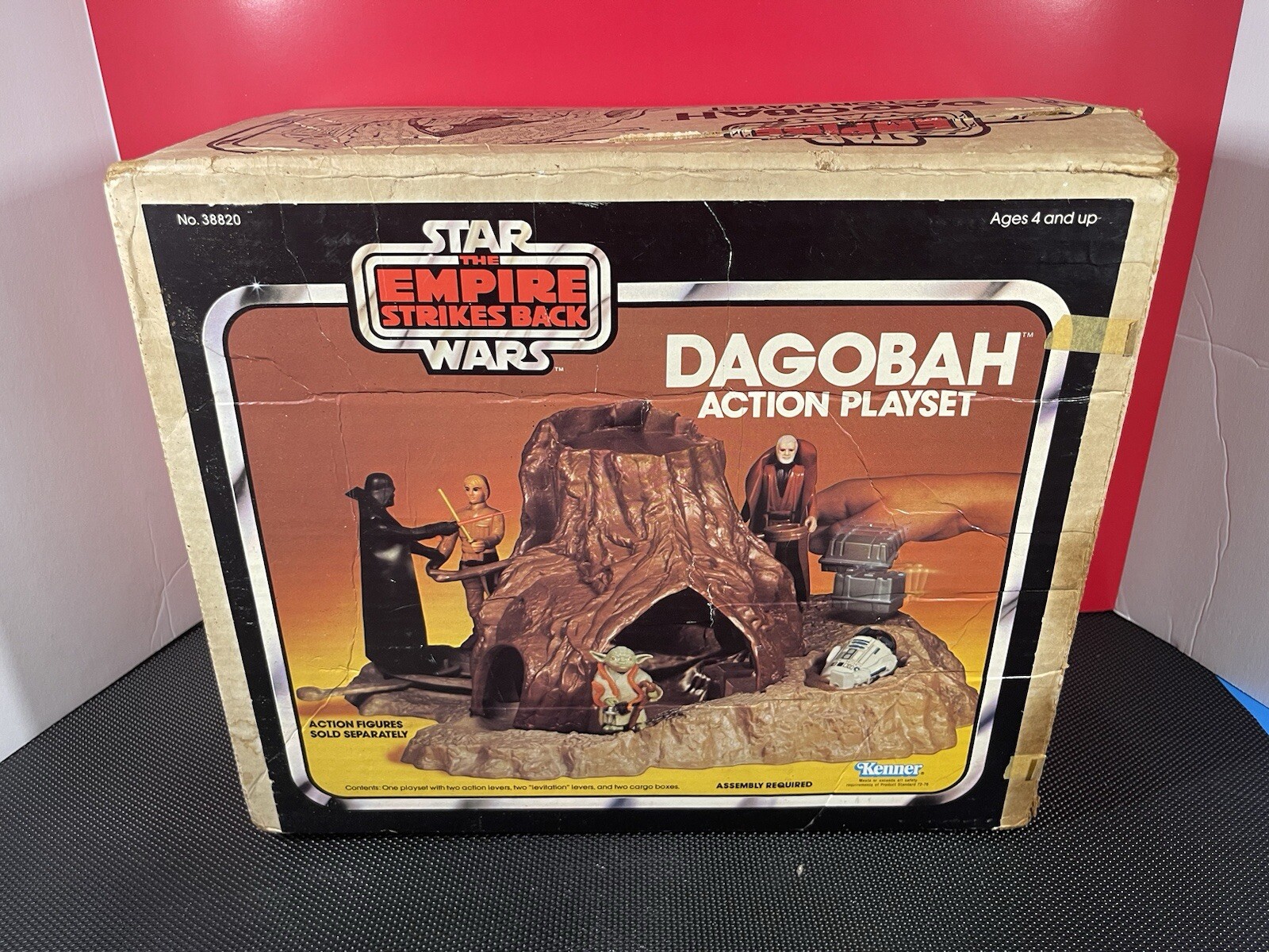 Early 80’s Vintage Star Wars Dagobah Action Playset With Box And