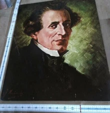 Jean Keuterickx Lithograph Oil Painting Print bowmar Felix Mendelssohn