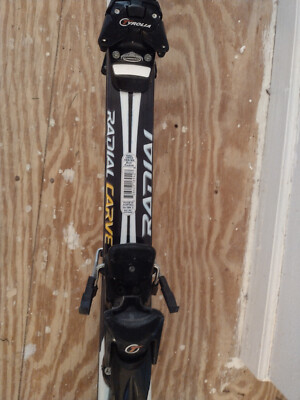 Head radial carve 6x 160/20 skis tyrolla diagnoal bindings with poles