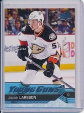 JACOB LARSSON 2016-17 UPPER DECK SERIES TWO YOUNG GUNS ROOKIE CARD RC #495