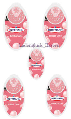 HOFFMANN Bubble Gum Aroma Kapseln Premium 5X 100 Kugeln Perlen Filter AK Wow