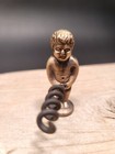 Primitive Antique Vintage Style Brass & Iron Corkscrew — photo 4