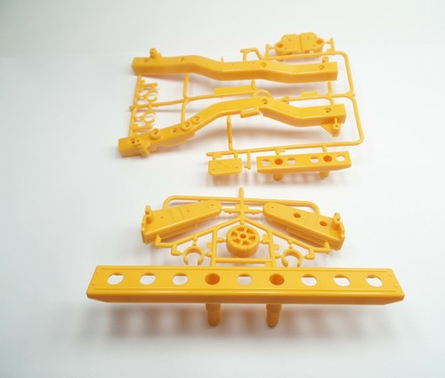 Tamiya 1:0 .8oz6-01 Volvo A60H Hauler 19000833 F-Share Bumper Yellow Tkh