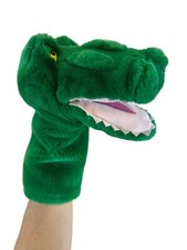 Aurora Green Alligator Crocodile Dinosaur 10" Plush Hand Puppet Golf Club Cover