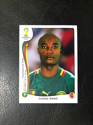 FIFA WORLD CUP BRAZIL 2014 PANINI CAMEROON WEBO figure n 106 NEW WITH VELINA