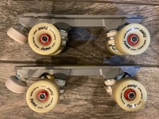 Sure Grip Quad Roller Skate Frames/Plates with Wheels,Bearings  toe stops sz. 8