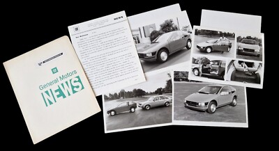 GENERAL MOTORS TPC Two Passenger Concept Car Pressemappe US 1982 BE