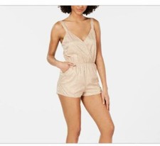 Inc International Concepts Contrast Trim Leopard Cheetah Print Romper Pick Size