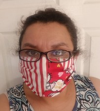 HELLO KITTY FACE MASK FABRIC Washable Print make USA