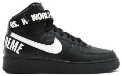 Nike Supreme x Air Force 1 SP High Black for Sale