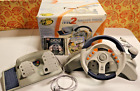 Mad Catz Racing Wheel Sega Dreamcast Race Steering with 2 Games- All tested