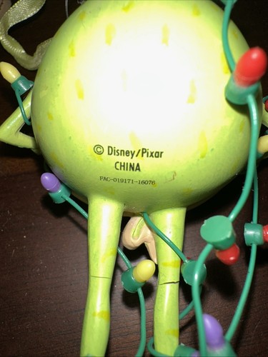 MIKE WAZOWSKI MONSTERS INC CHRISTMAS TREE ORNAMENT DISNEY PIXAR XMAS rare - Picture 5 of 5