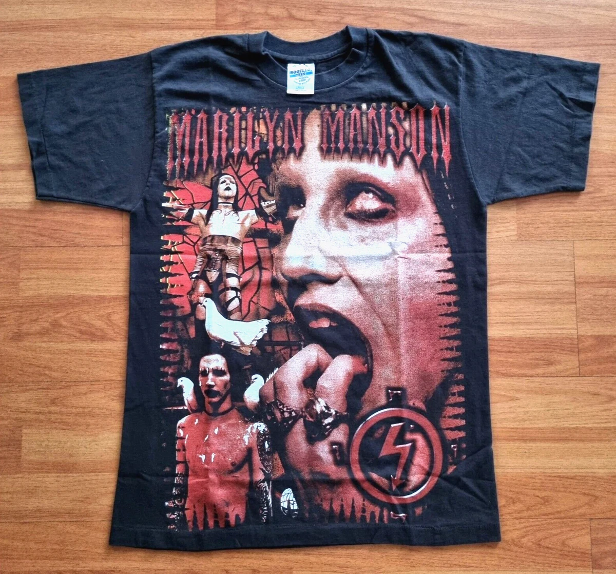 Vintage Marilyn Manson T-Shirt / Size: L / Sweet Dreams Single Stitch Metal Tee
