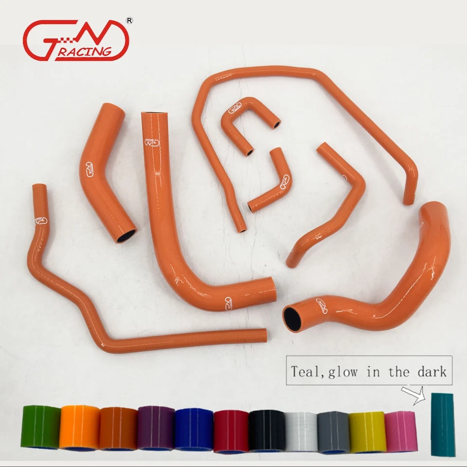 Kit de mangueras calefactoras de radiador de silicona Fit 2004-2013 Infiniti QX56 5,6 L litros V8 V8 Foto 4 de 4