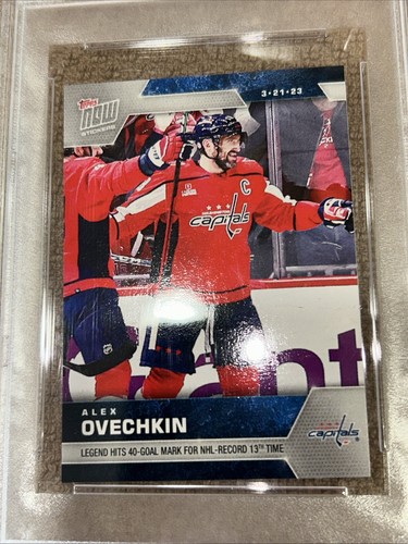 2022 Topps now #275 Alexander Overcheck Gem MT 10 NHL stickers - Picture 6 of 11