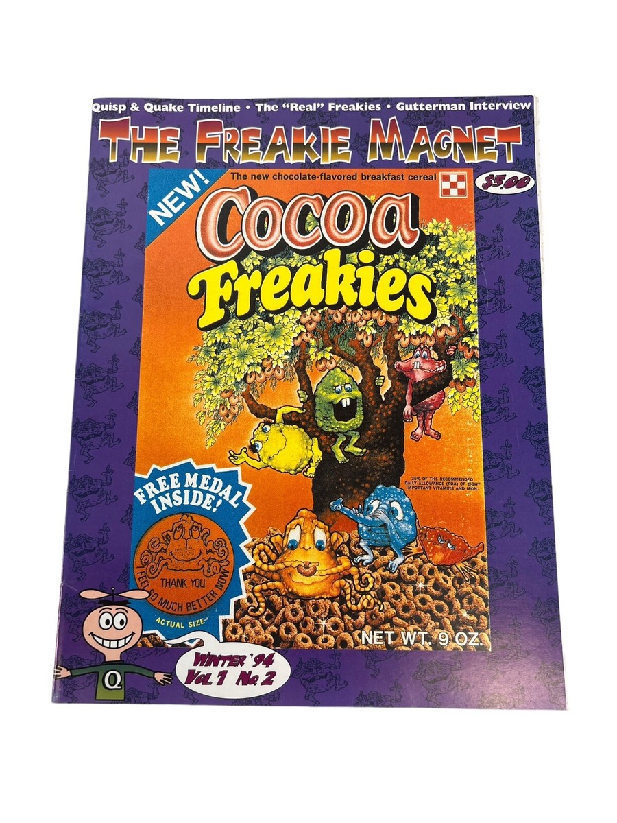 The Freakie Magnet 1994 No2 Magazines Cereal Collectors Winter