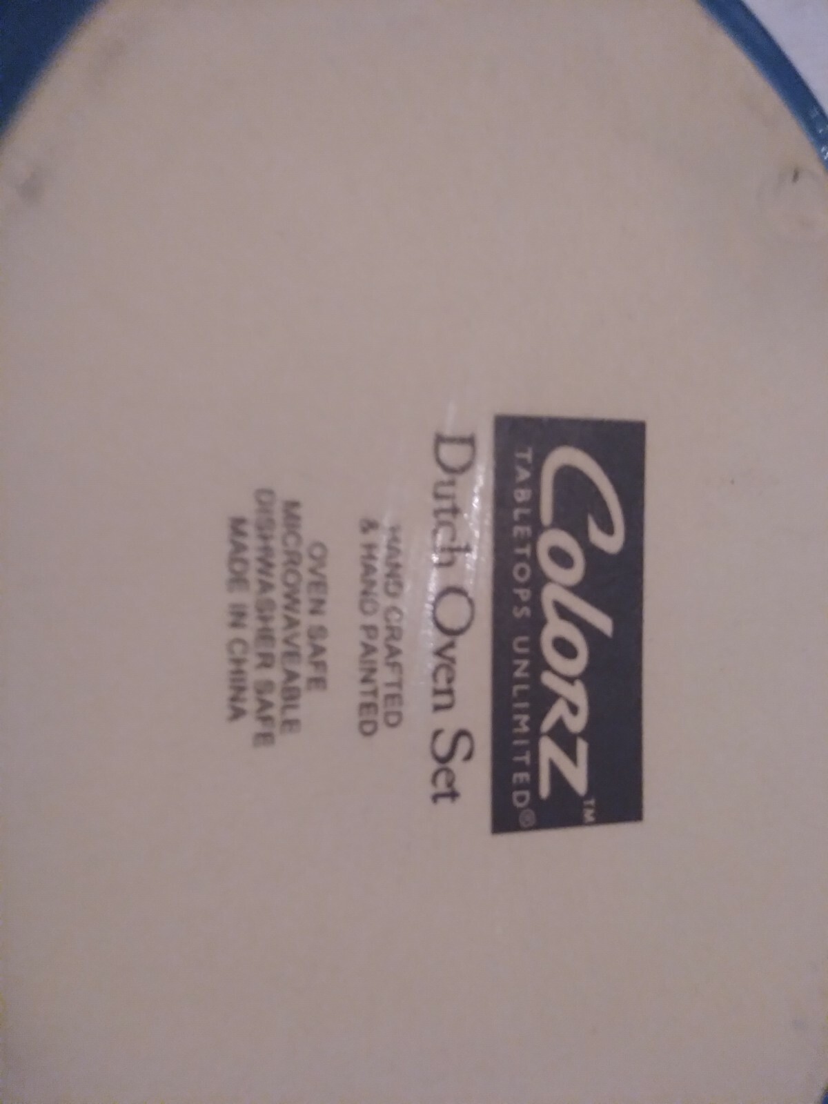 Colorz Tabletops Unlimited 4 Single Serving Blue Dutch Ovens Set