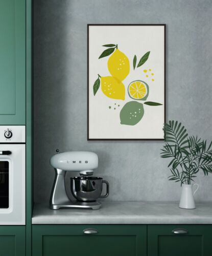 Zitronenposter | Wandkunst | Einzigartiges Poster - Bild 4 von 6