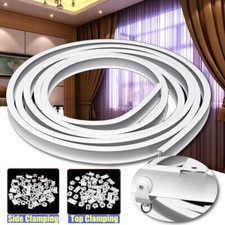 4M Ceiling Curtain Track Window Rod Pole Rail System Flexible Side Mounted Part