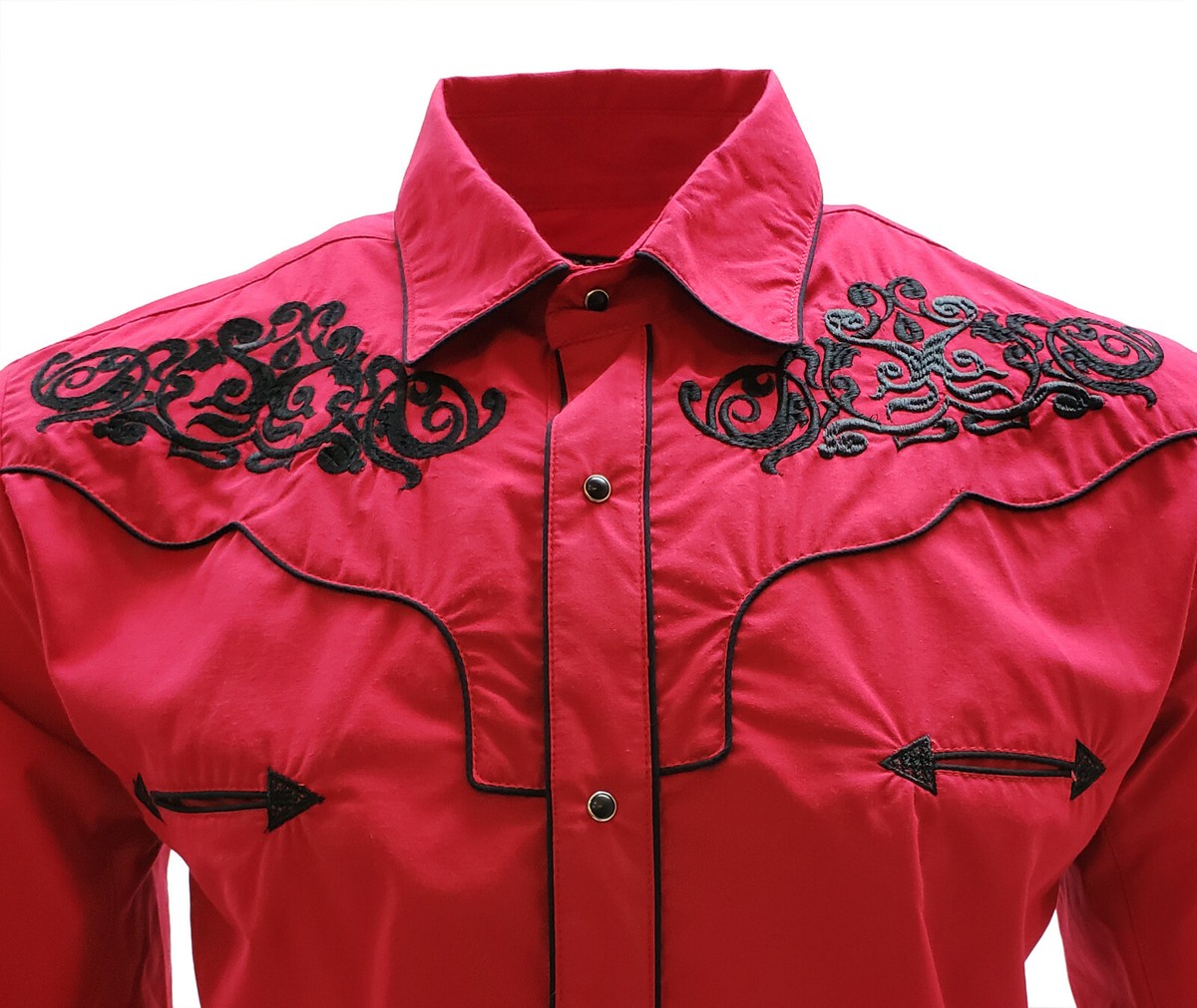Cowboy Shirt Camisa Vaquera Western Wear El General Long